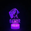 Lámpara LED Gamer 3D